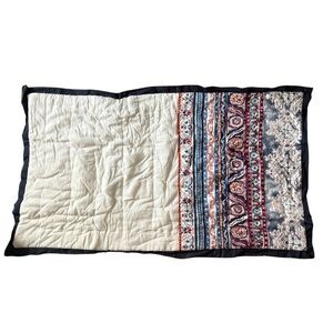 Anthropologie 100% Cotton King Size Quilted Shams. Set of 2